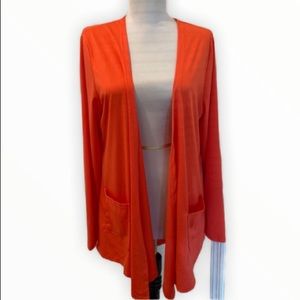 Town Cat Tee Shirt Material Cardigan NWT  Sz M